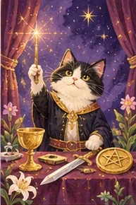 ไพ่แมว แมวผู้เสกความเป็นไปได้ (The Magician)